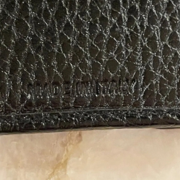 BALLY Black Pebbled Leather Bifold Snap Wallet Made In Italy Mens Women's Unisex - Picture 11 of 13